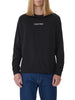 Calvin Klein T-shirt manica lunga con logo nero