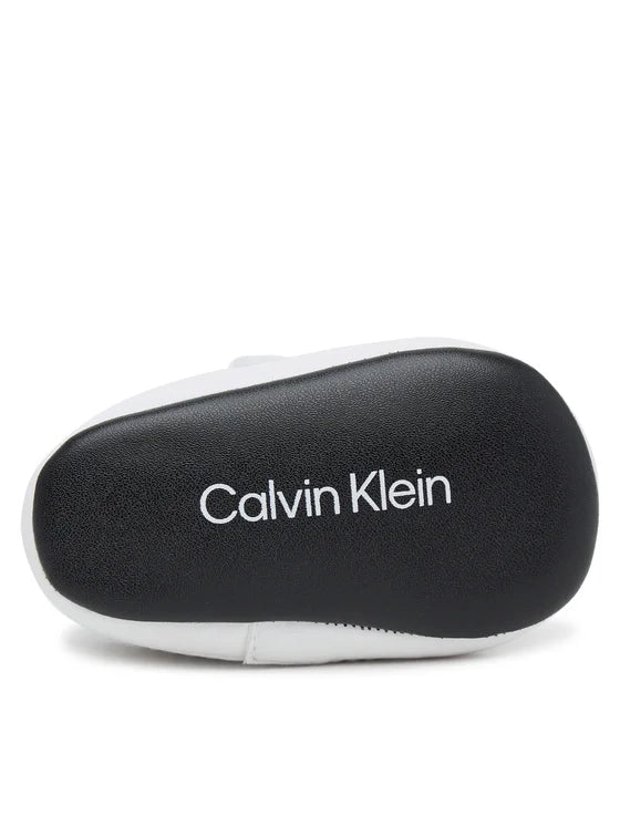 Calvin Klein scarpetta neonato con strappi bianco V0B9-83145-1582 X002 Calvin Klein Footwear 
