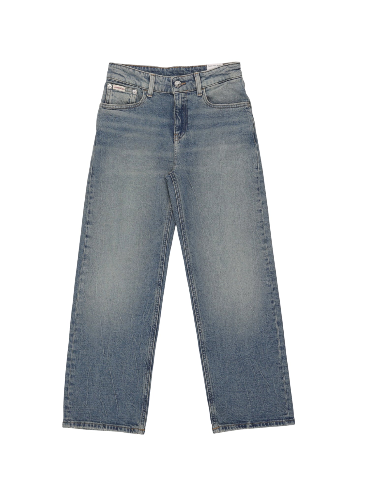 Calvin Klein jeans jeans gamba larga Skater lavaggio blu IB0IB02541 1A4 Calvin Klein Jeans 