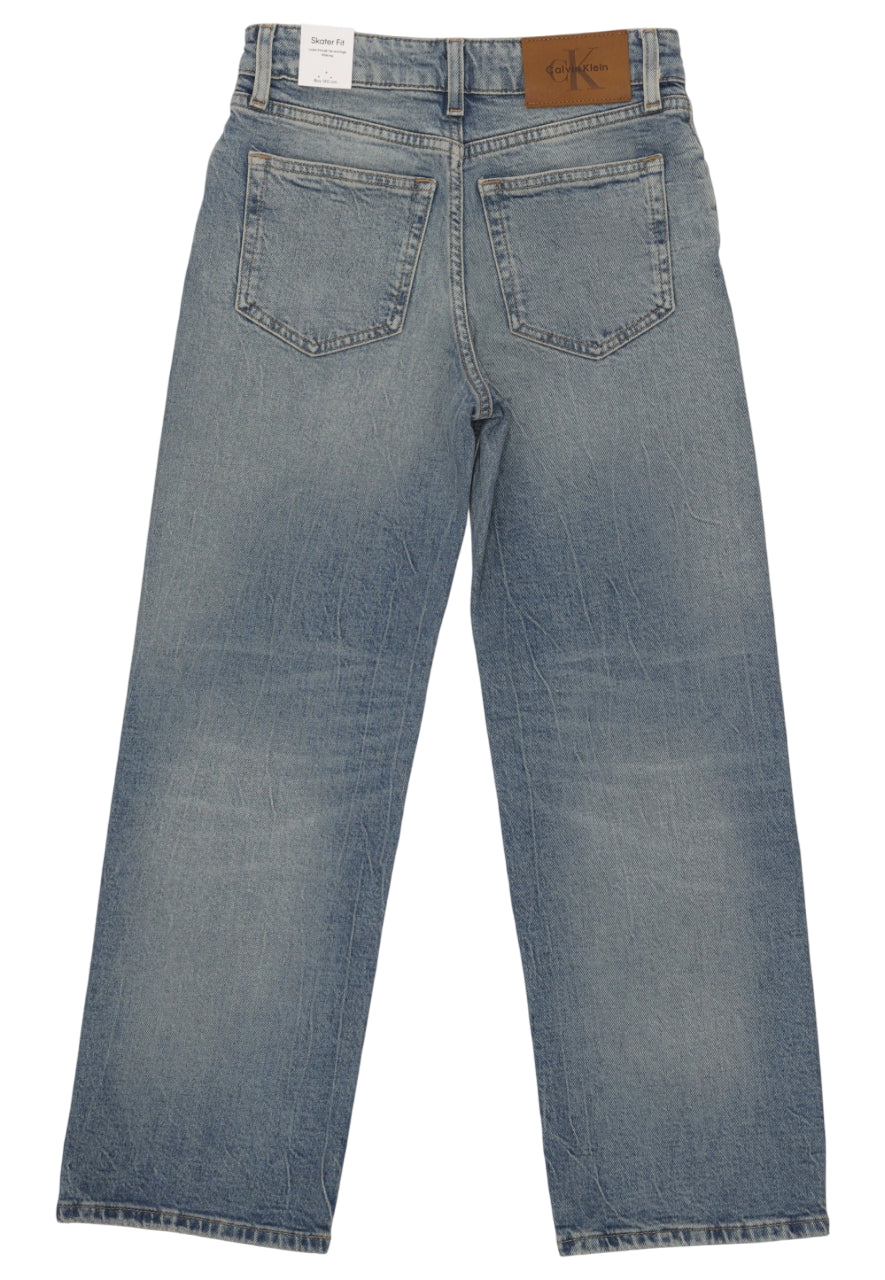 Calvin Klein jeans jeans gamba larga Skater lavaggio blu IB0IB02541 1A4 Calvin Klein Jeans 