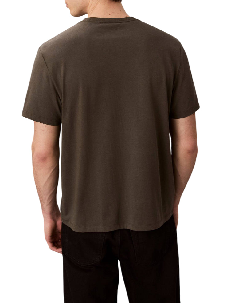 Calvin Klein Jeans T-shirt manica corta tortora LV04RB862G PAR Calvin Klein Jeans 