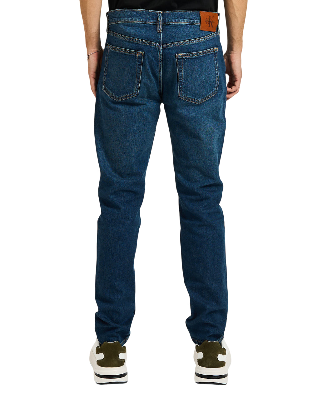 Calvin Klein Jeans jeans uomo slim lavaggio blu LV04RD940G PTR Calvin Klein Jeans 
