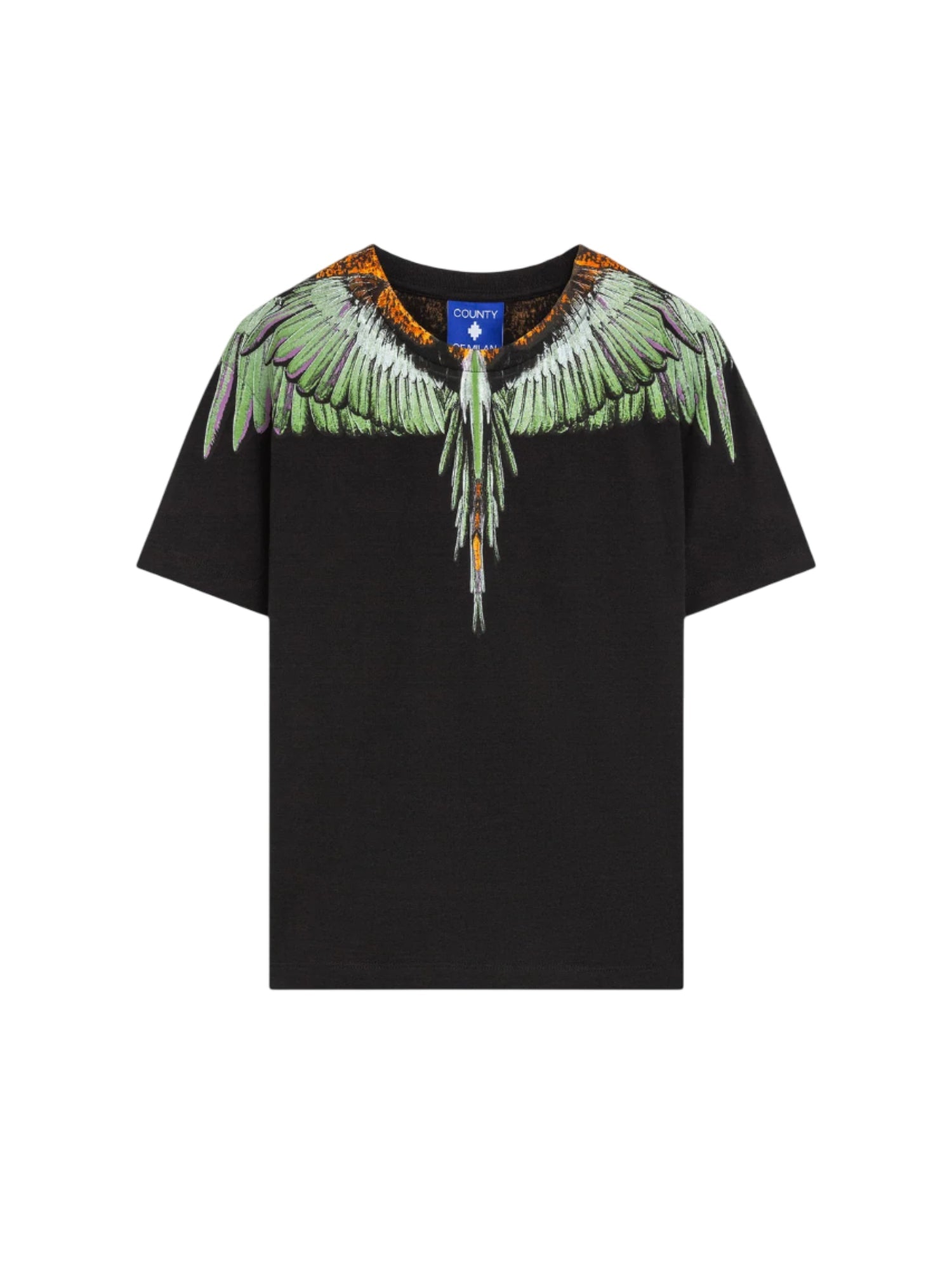 County of Milan T-shirt bambino con stampa iconica nero F5CMJBTH063 110 COUNTY OF MILAN KIDS 