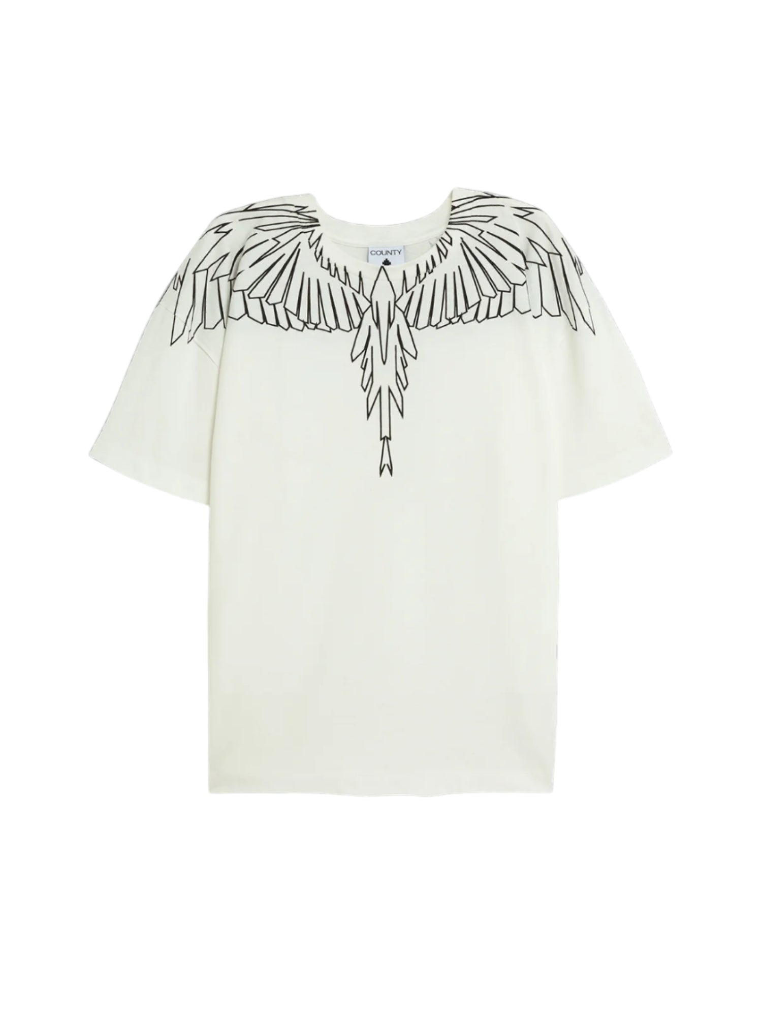 County of Milan T-shirt bambino con stampa iconica bianco F5CMJBTH073 002 COUNTY OF MILAN KIDS 