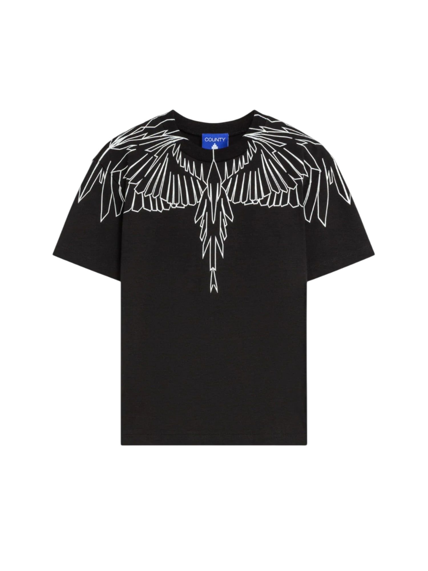 County of Milan T-shirt bambino con stampa iconica nero F5CMJBTH073 110 COUNTY OF MILAN KIDS 