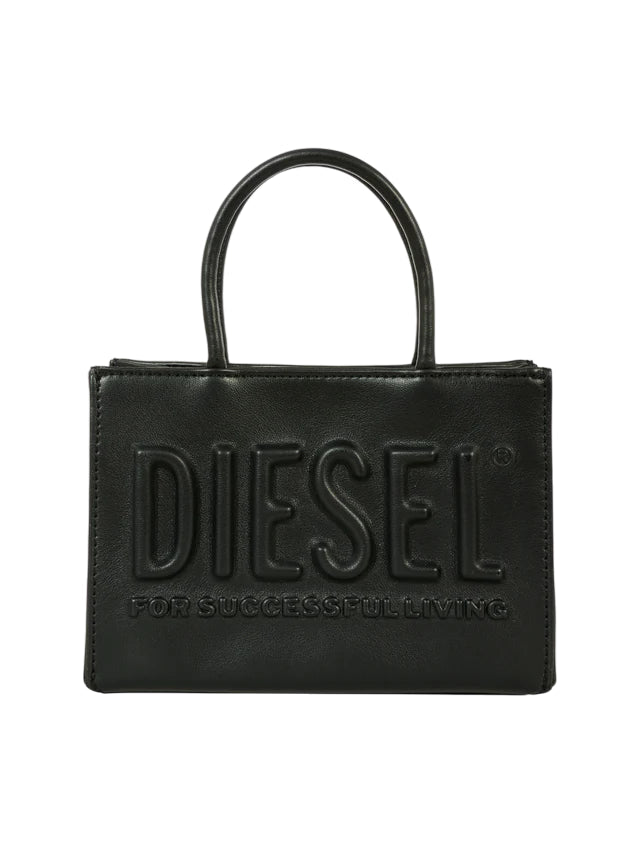 Diesel borsa in ecopelle con logo nero J02529-P8073 T8013 DIESEL 