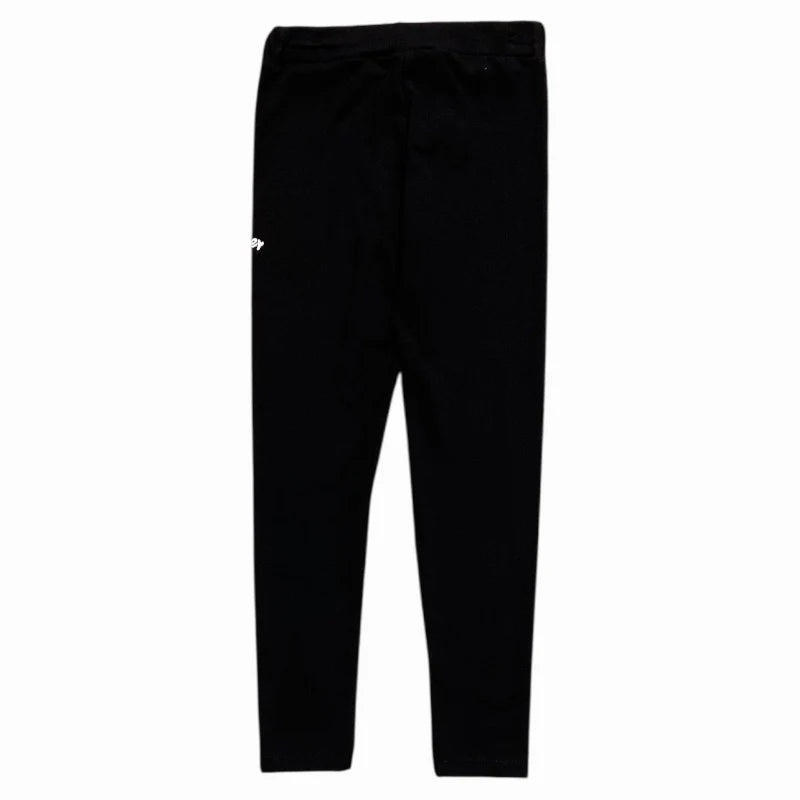 Disclaimer leggings bambina con logo nero 58707 NERO DISCLAIMER 