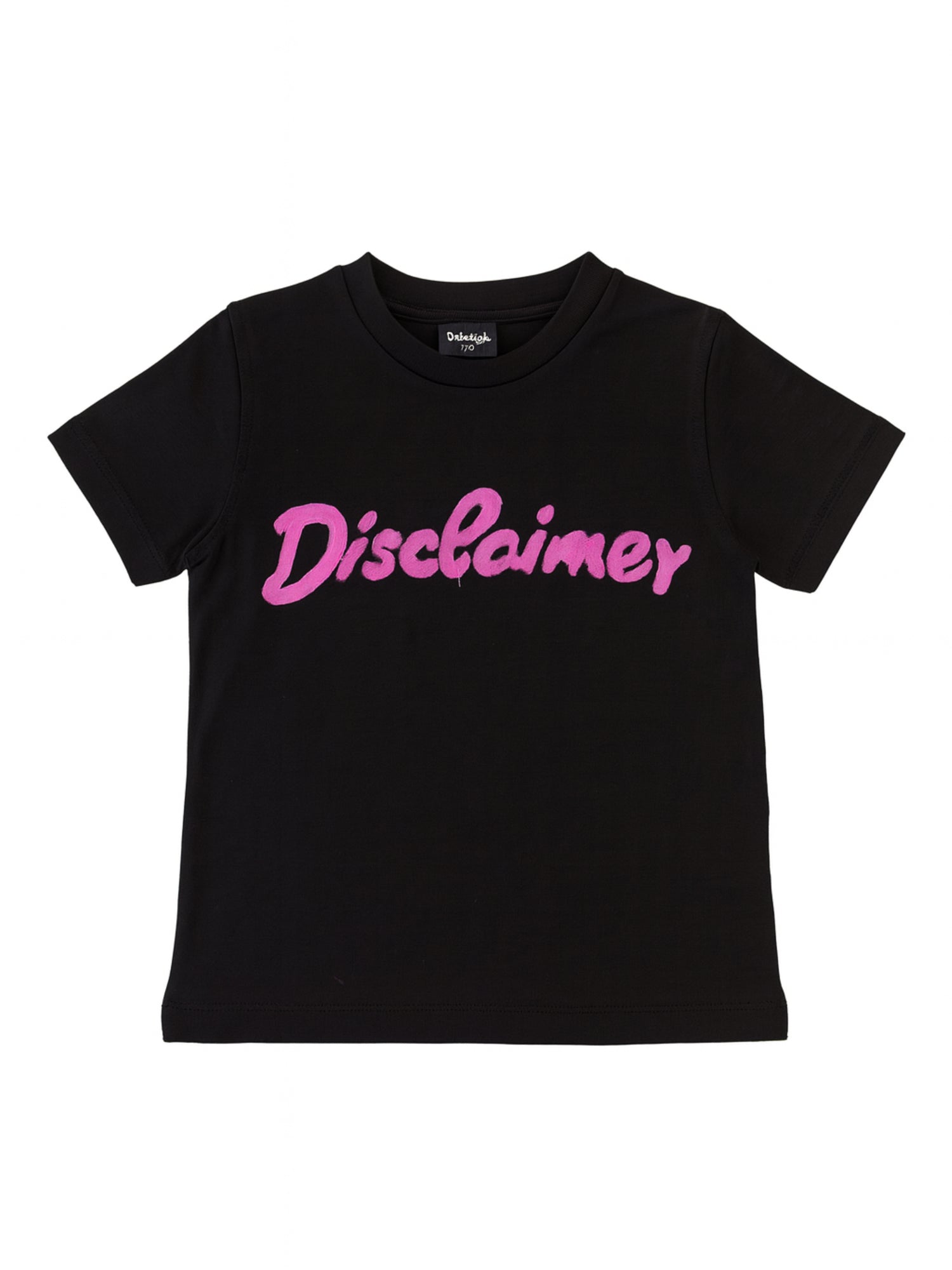 Disclaimer T-shirt manica corta bambina nero 58708 NERO-ST.ROSA BUBBLE DISCLAIMER 
