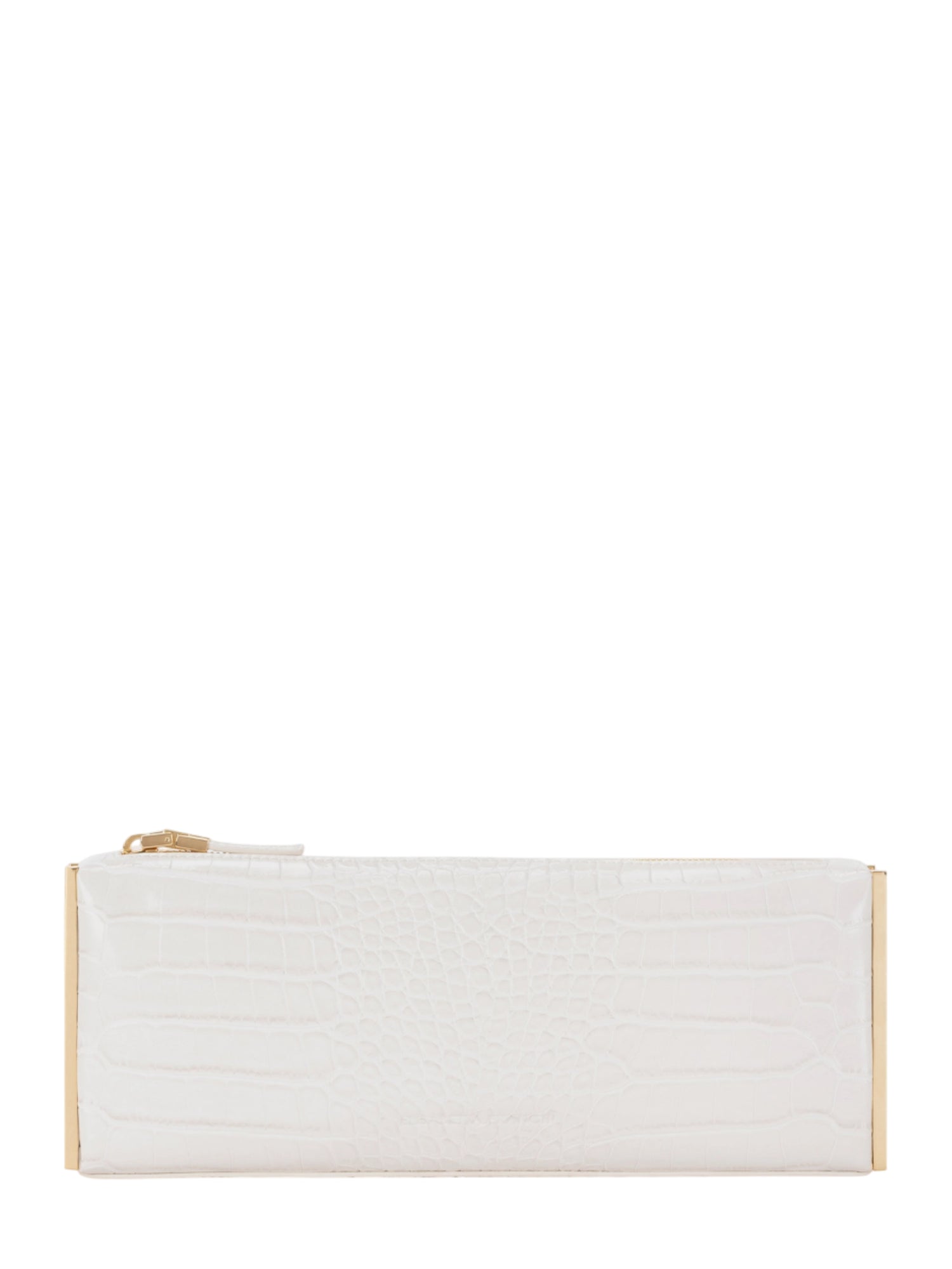 Elisabetta Franchi pochette in ecopelle coccodrillo bianco latte BS52A56E2 DZ9 ELISABETTA FRANCHI 