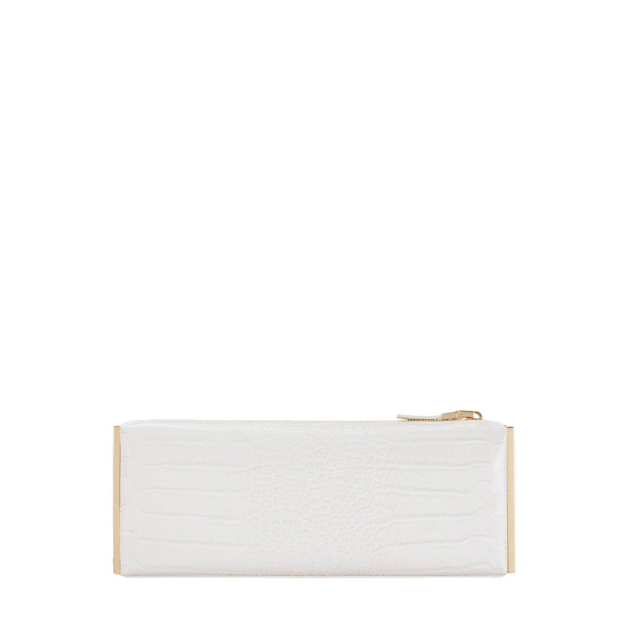 Elisabetta Franchi pochette in ecopelle coccodrillo bianco latte BS52A56E2 DZ9 ELISABETTA FRANCHI 