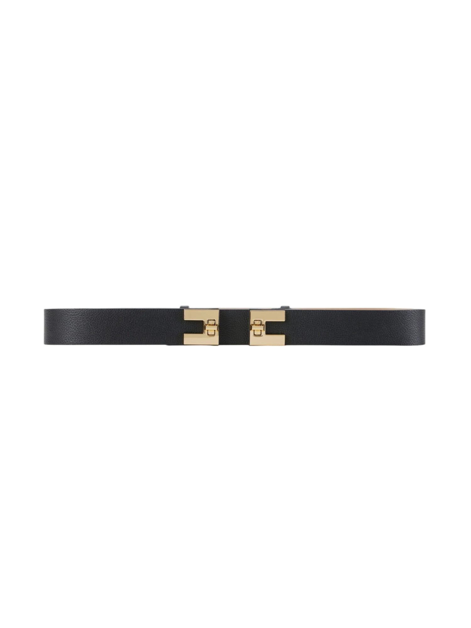 Elisabetta Franchi cintura in ecopelle martellata nero CT53S56E2 110 ELISABETTA FRANCHI 