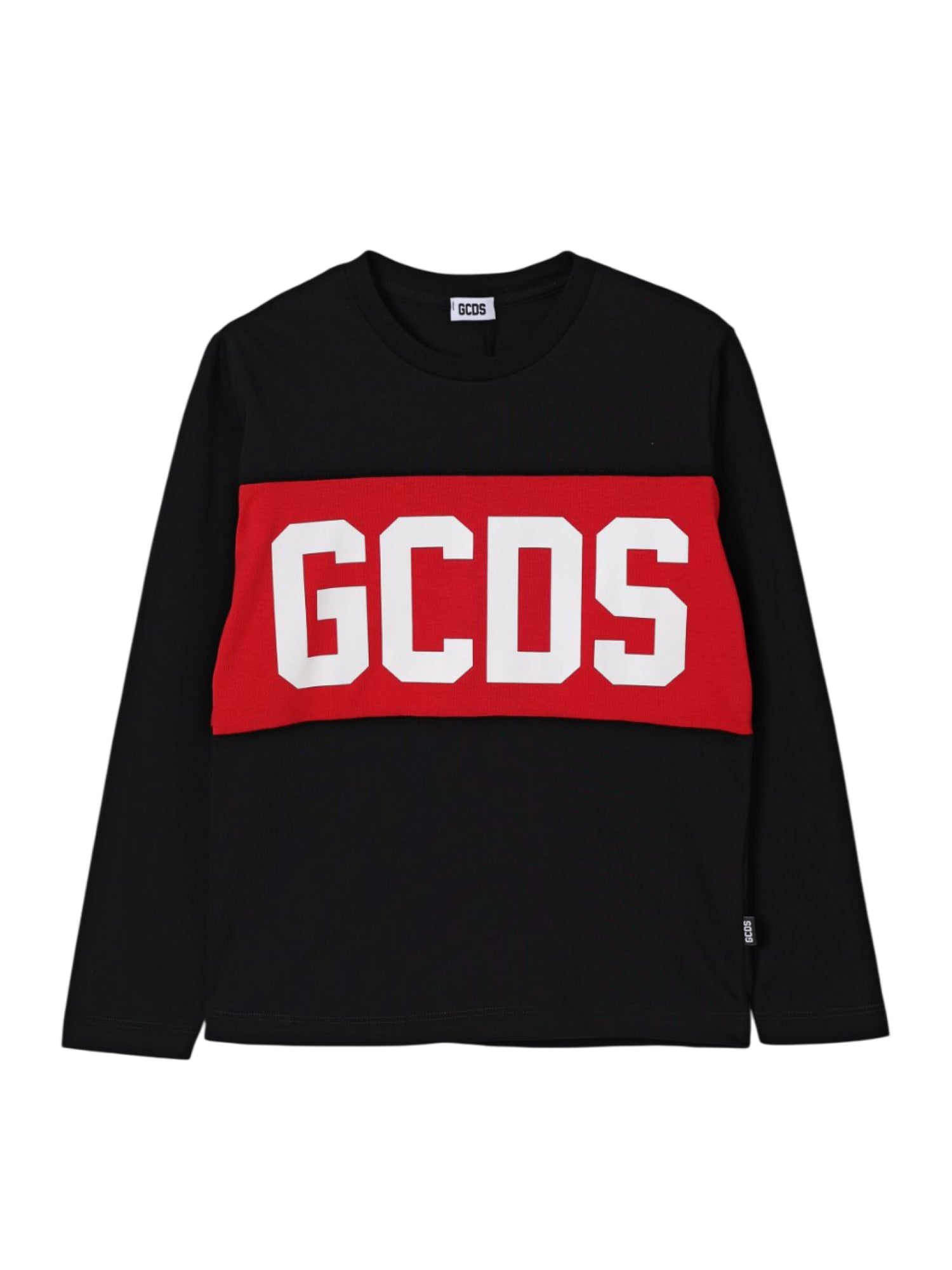 Gcds T-shirt manica lunga bambino nero B2JU2214JF1 BLACK GCDS 