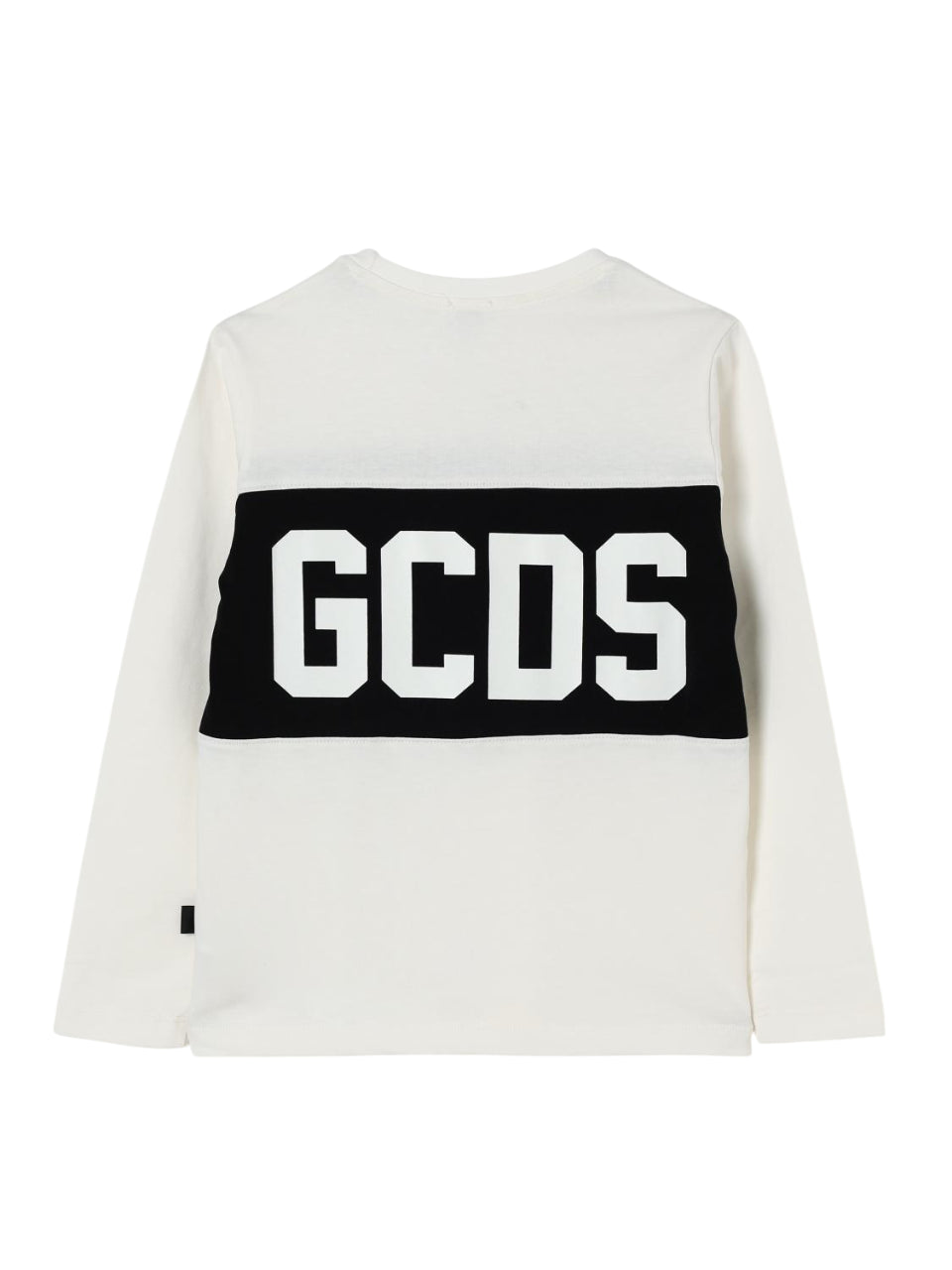 Gcds T-shirt manica lunga bambino bianco latte B2JU2214JF1 BONE GCDS 