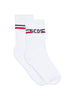 Gcds calzini unisex bambino bianco