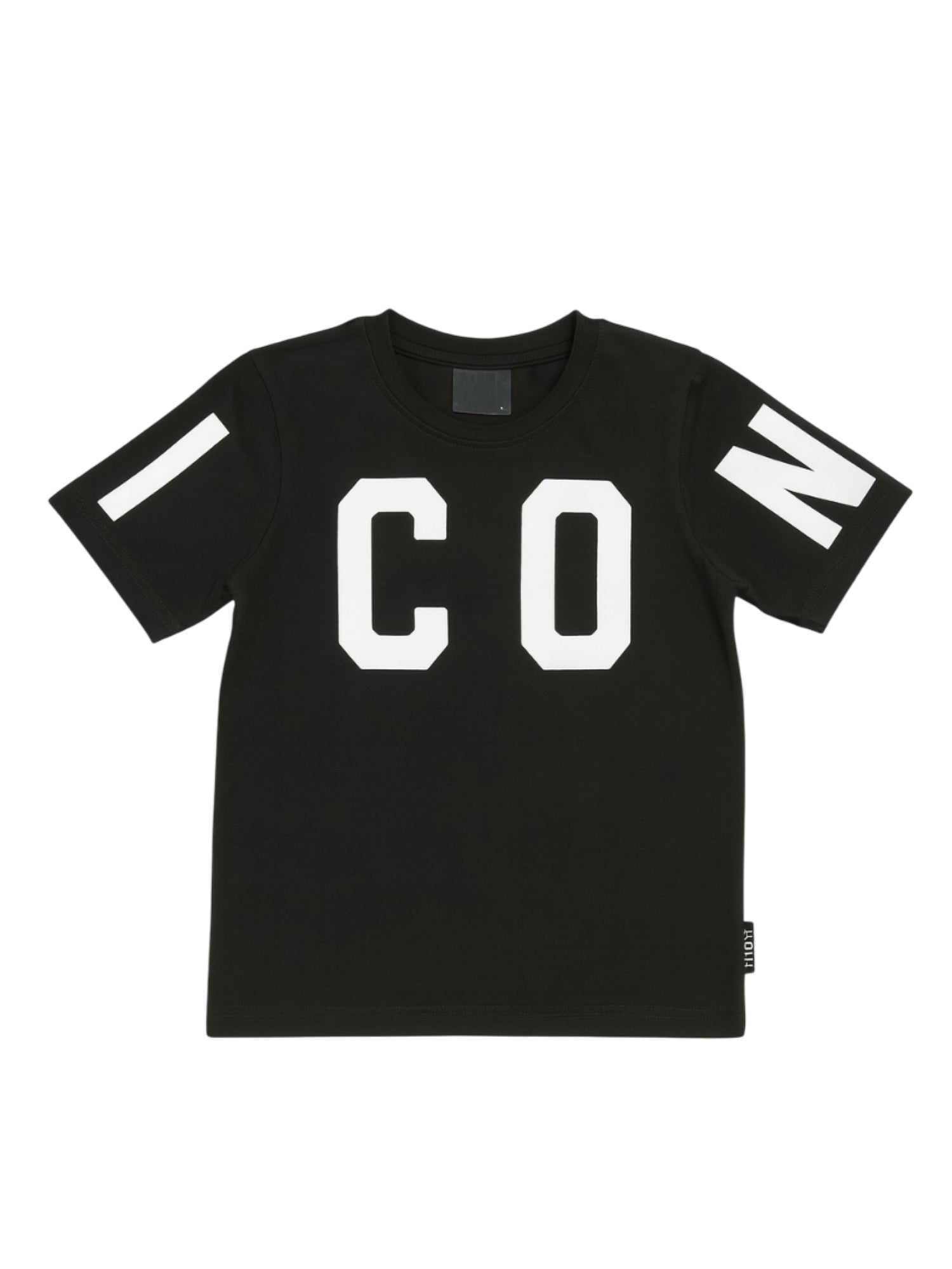 Icon T-shirt bambino manica corta nero IBKS00762 9000 ICON 