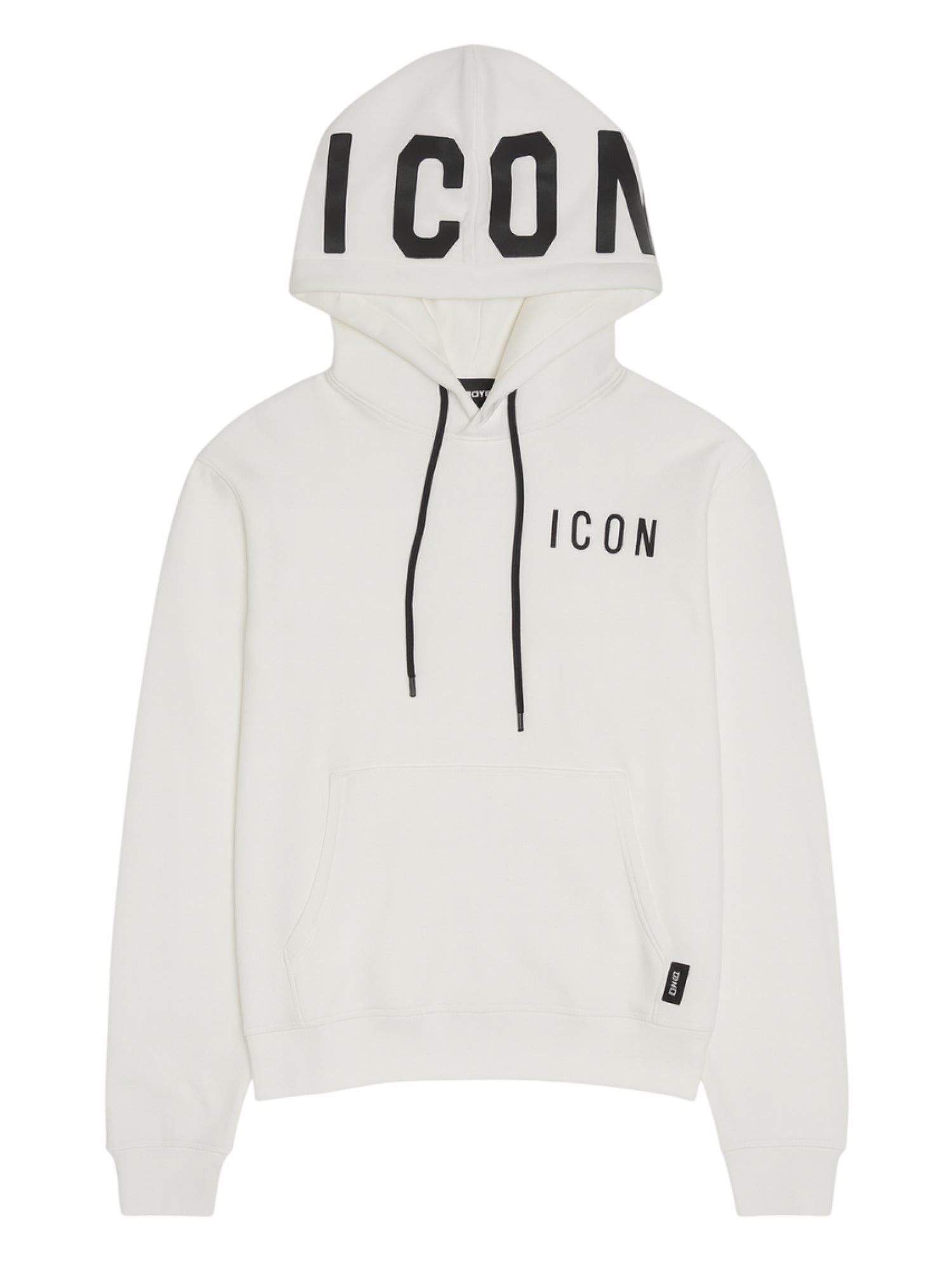 Icon felpa con cappuccio uomo panna ICUF2W6F008 OFF WHITE ICON 