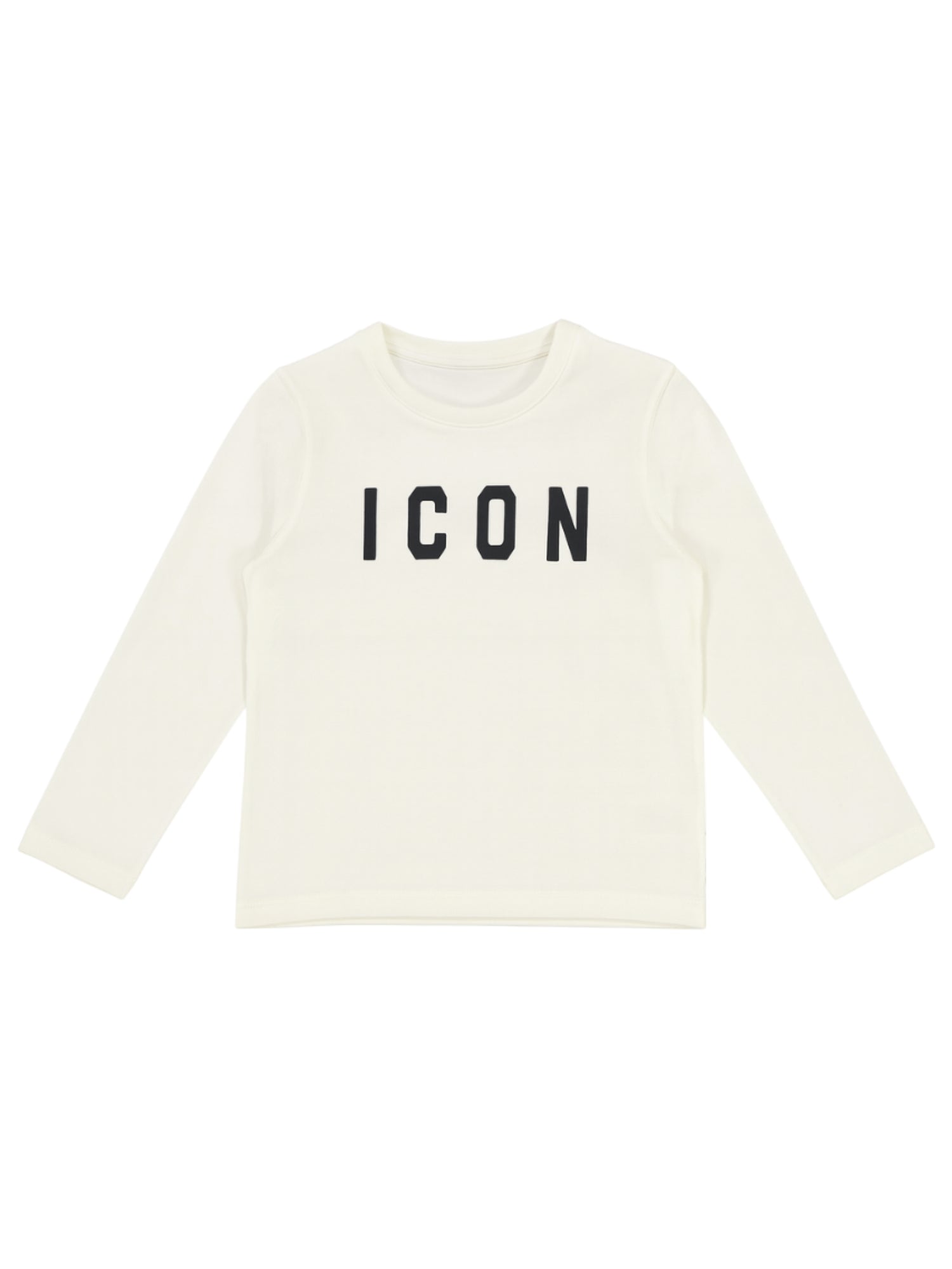 Icon T-shirt bambino manica lunga panna INBKL00875 1001 ICON 
