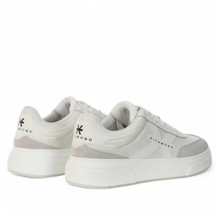 John Richmond sneakers in pelle e suede bianco ecrù 27310-CP A John RICHMOND 