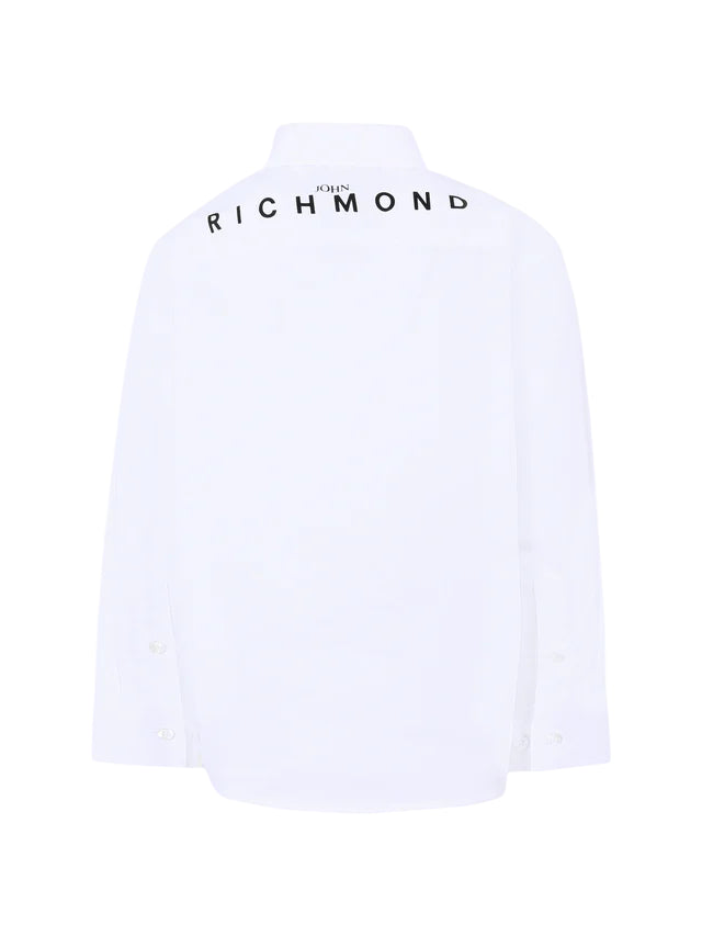 John Richmond camicia manica lunga bambino bianco RBA25129CA WHITE John RICHMOND 