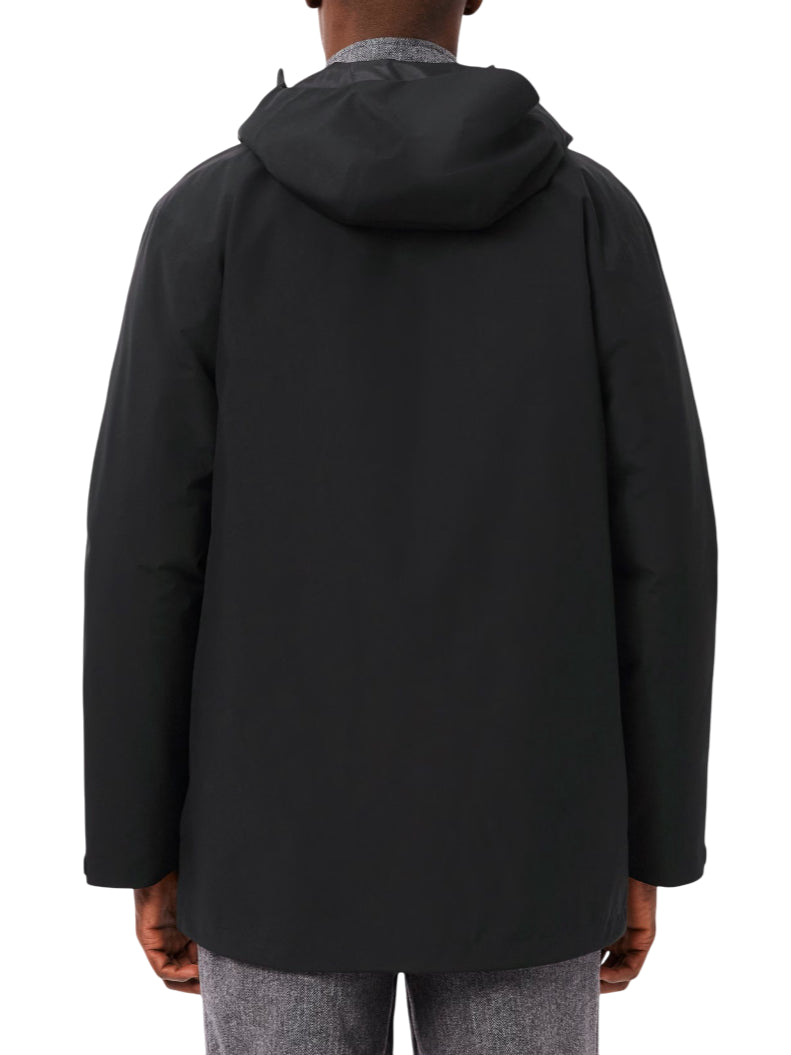 Lacoste giubbino imbottitto uomo con cappuccio nero BH5095 031 LACOSTE 