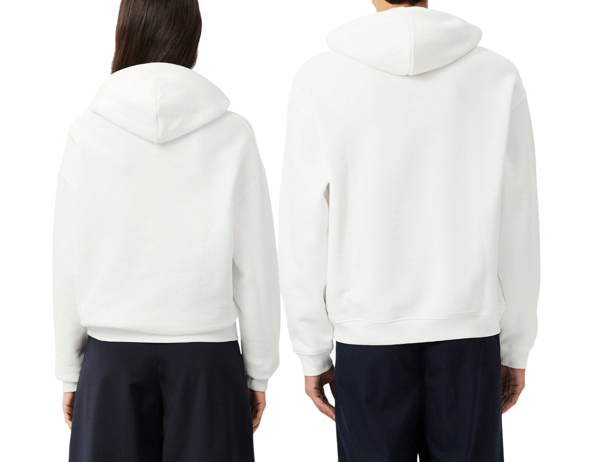 Lacoste felpa con cappuccio in cotone bianco SH7741 70V LACOSTE 