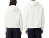 Lacoste felpa con cappuccio in cotone bianco