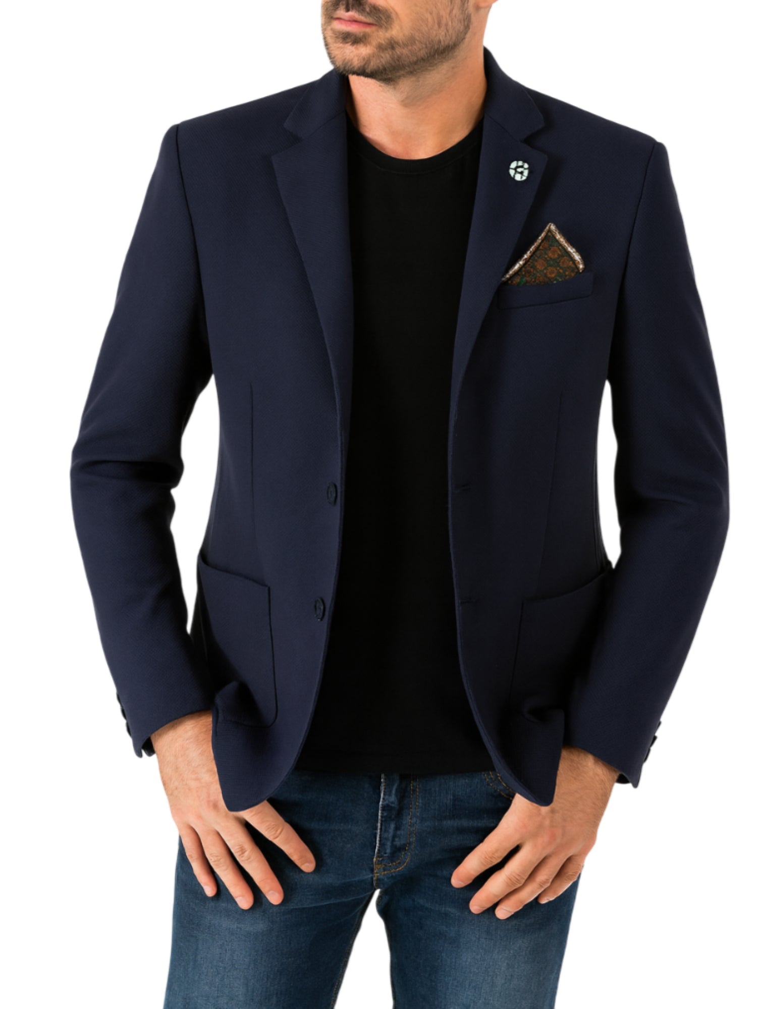 Le Braghe giacca blazer monopetto blu G525-2540 BLU Le Braghe 