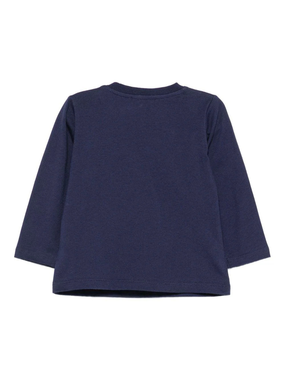 Moschino T-shirt neonato manica lunga blu MWO00R-LAA10 40016 MOSCHINO 