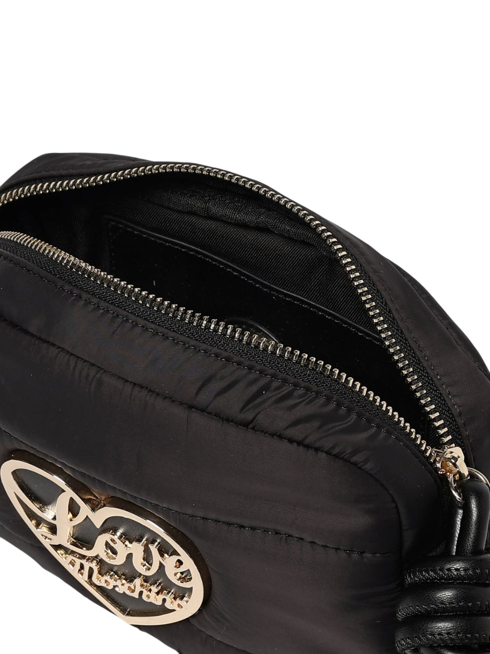 Love Moschino borsa a tracolla in nylon trapuntato nero JC4352PP0N-KY1 00A MOSCHINO LOVE 