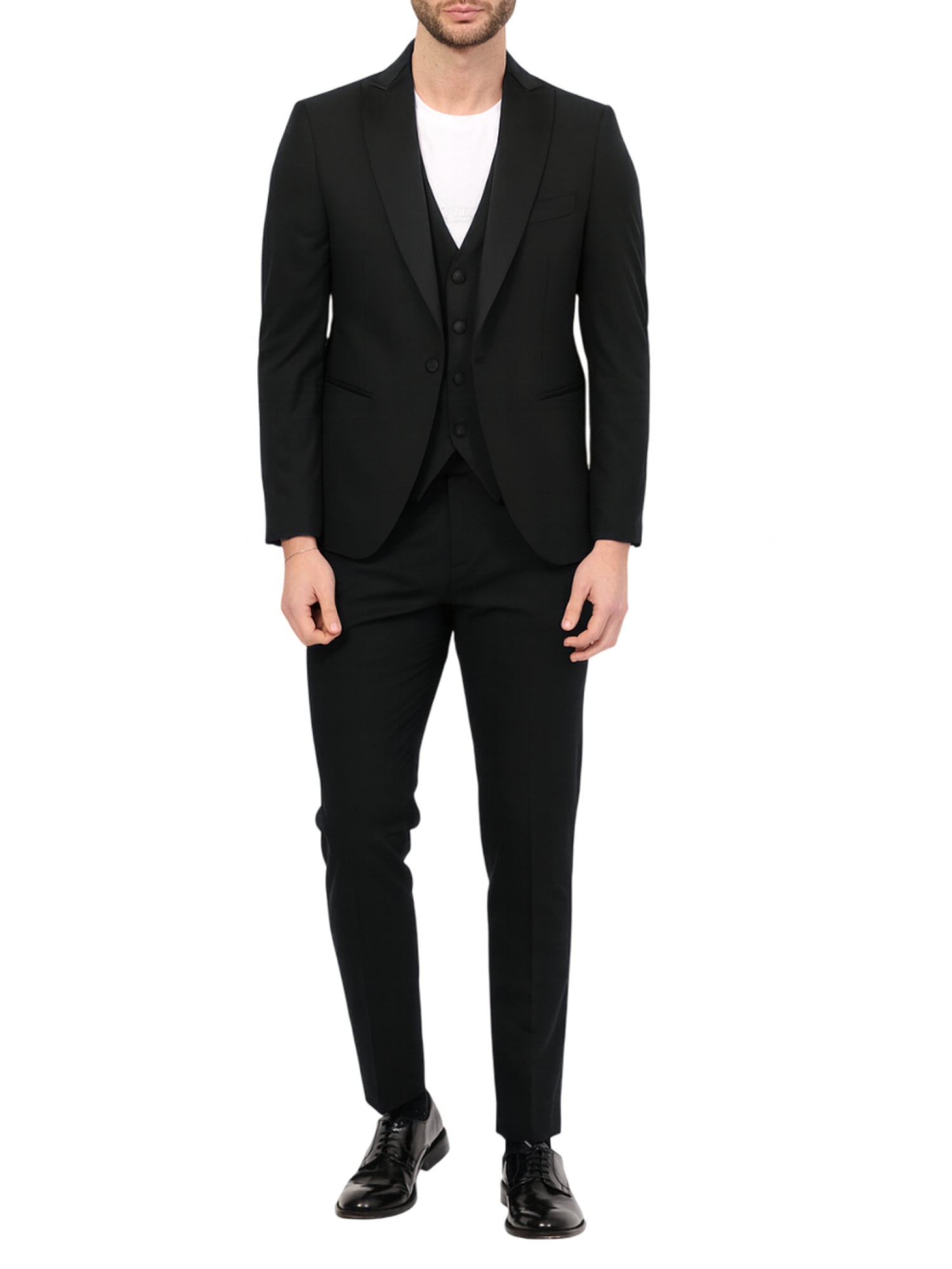 Mulish abito uomo Texas con gilet nero TEXASRASO-AB213 3P NERO MULISH 