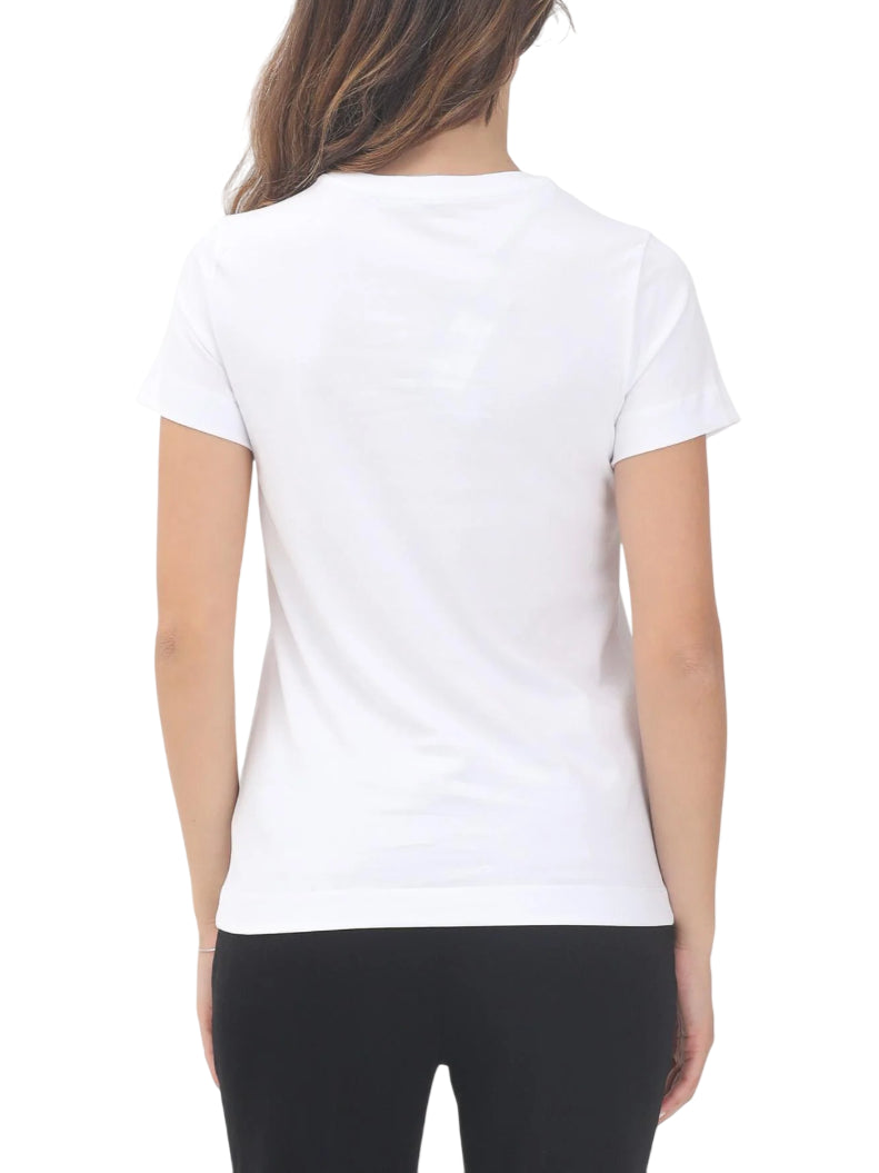 Pinko T-shirt manica corta Bussolotto con logo bianco 100355-A2RD Z04 PINKO 