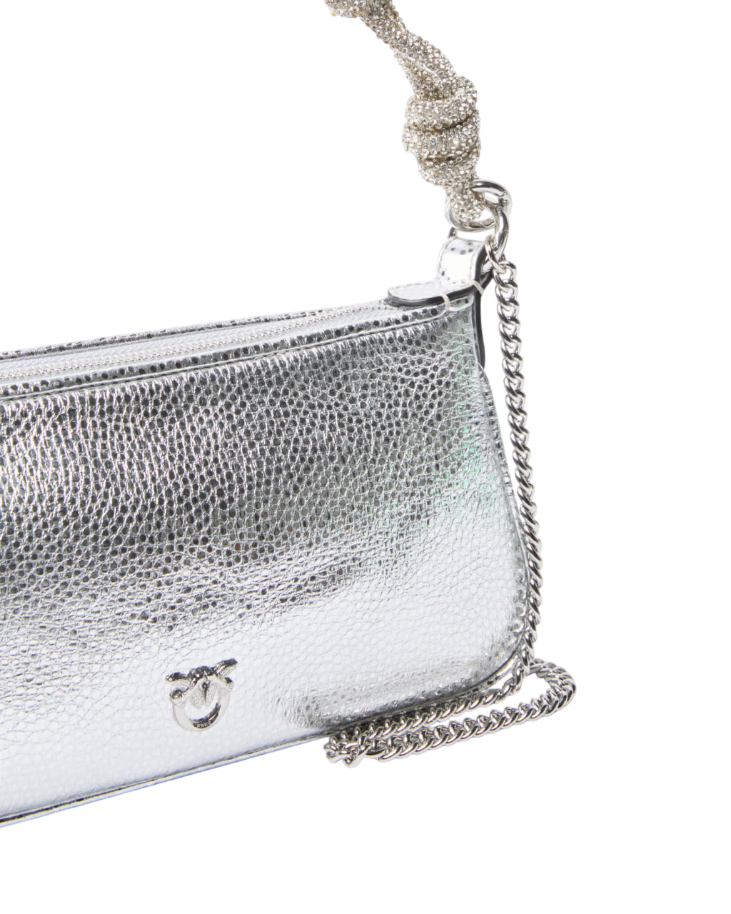 Pinko borsa Half Moon Mini argento 105915-A2WD ZZFN PINKO 