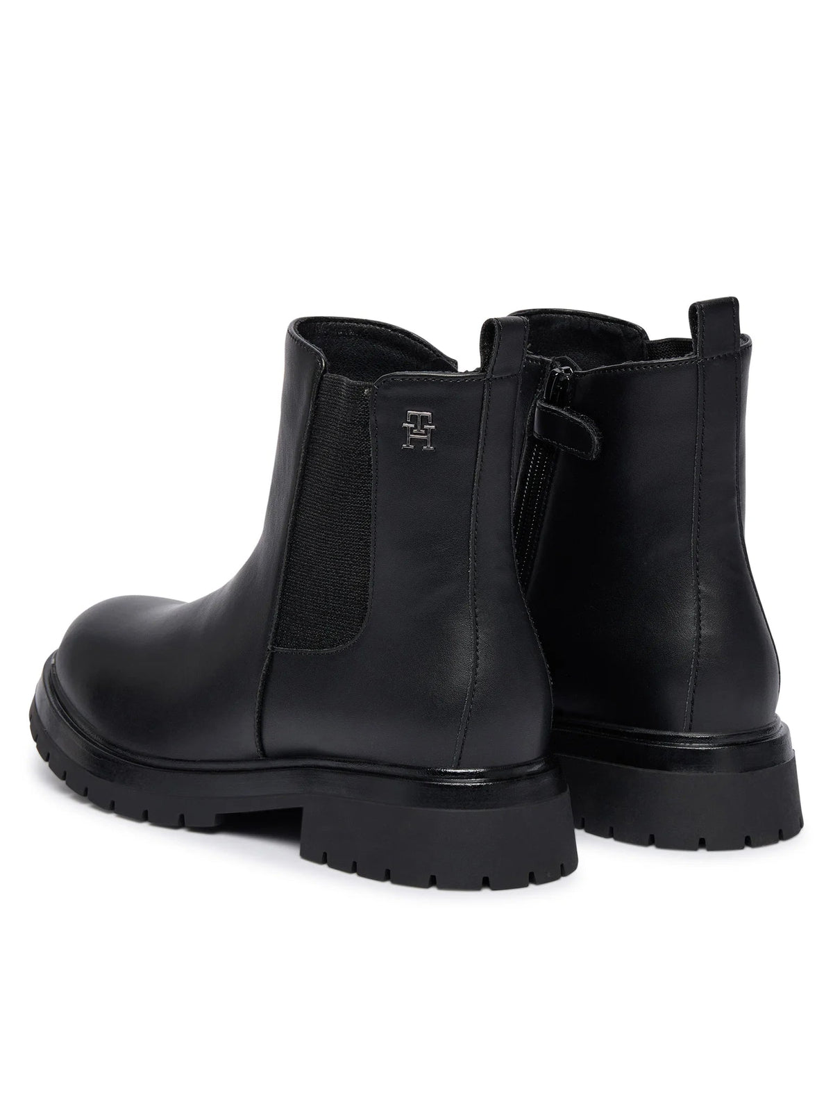 Tommy Hilfiger stivaletti Chelsea bambina in ecopelle nero T3A5-34152-1355 999 Tommy Hilfiger 