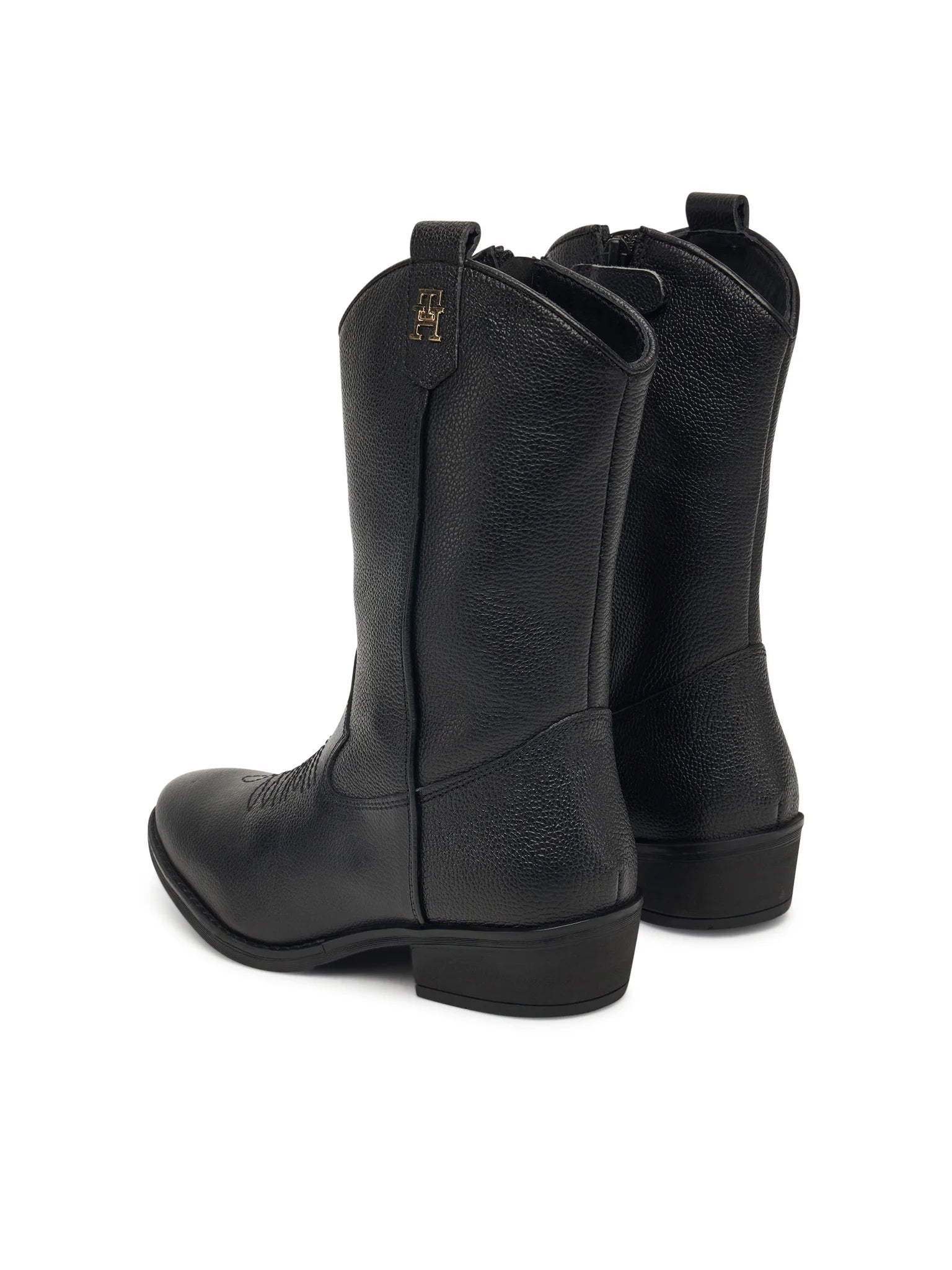 Tommy Hilfiger stivali camperos  bambina in ecopelle nero T3A6-34040-0036 999 Tommy Hilfiger 