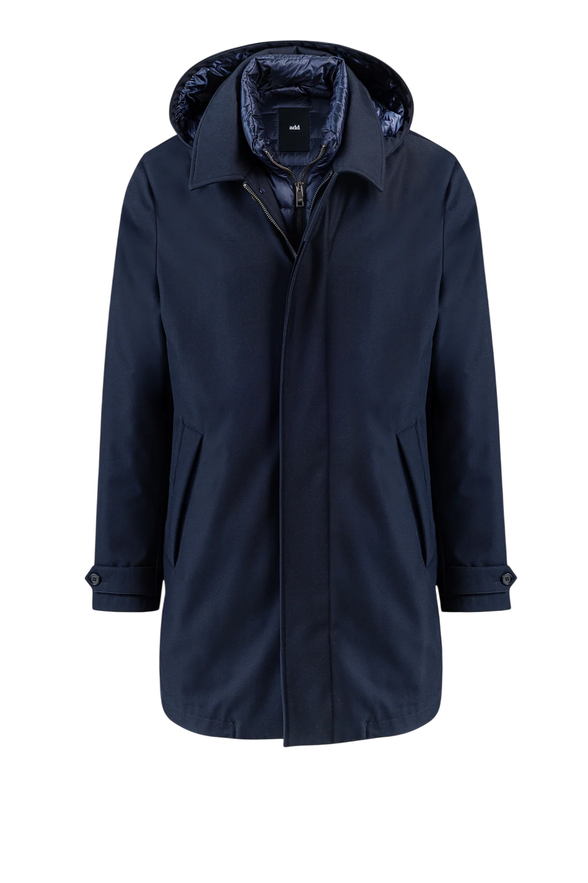impermeabile imb.+ pettorina<BR/>interna staccabile CMA942PSH3 NAVY BLUE Add 