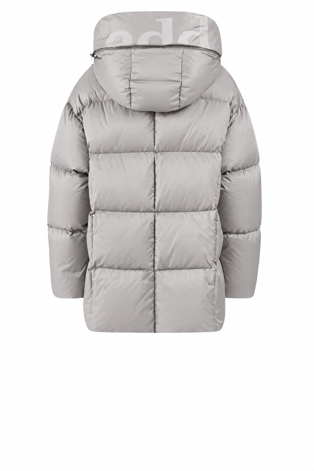 over in tessuto opaco con cappuccio GWA771AMAD ASH GREY Add 