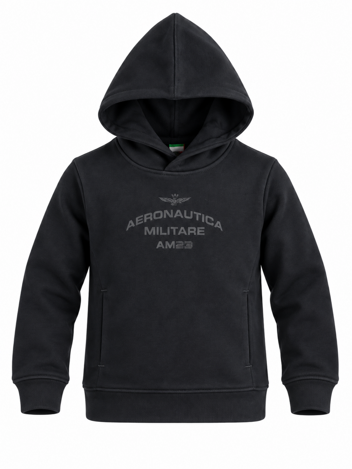 Aeronautica Militare felpa con cappuccio bambino nero 262FE0078A N01 AERONAUTICA MILITARE 
