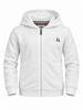 Aeronautica Militare felpa con zip e cappuccio bambino bianco