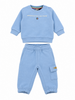 Aeronautica Militare tuta sportiva neonato felpa e pantaloni celeste
