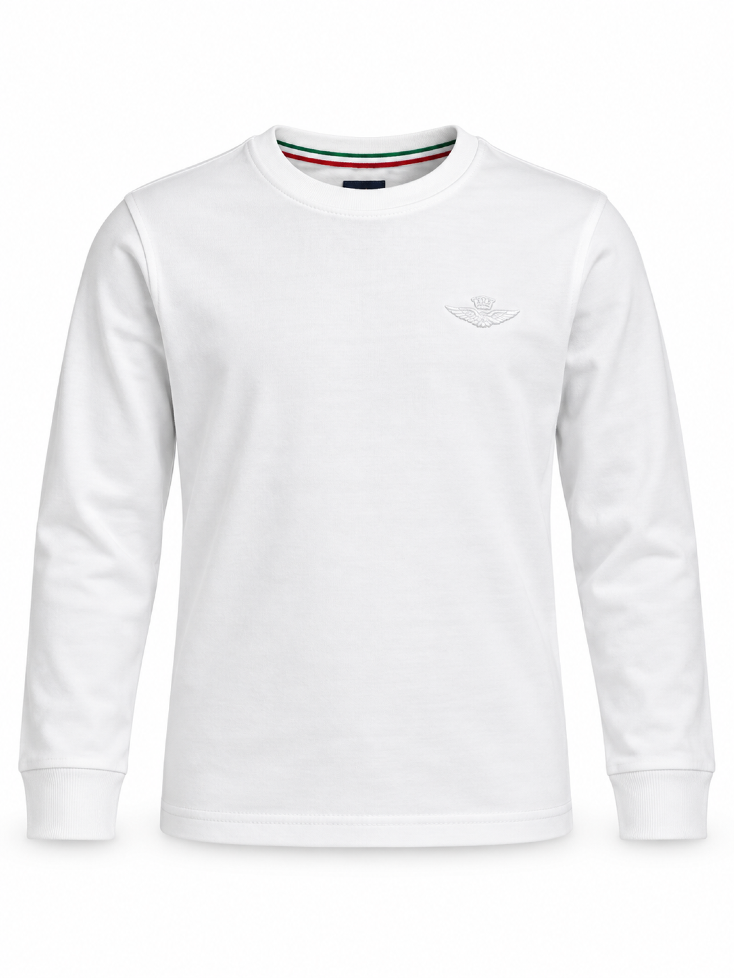 Aeronautica Militare T-shirt manica lunga bambino bianco 262TS0055A W02 AERONAUTICA MILITARE 