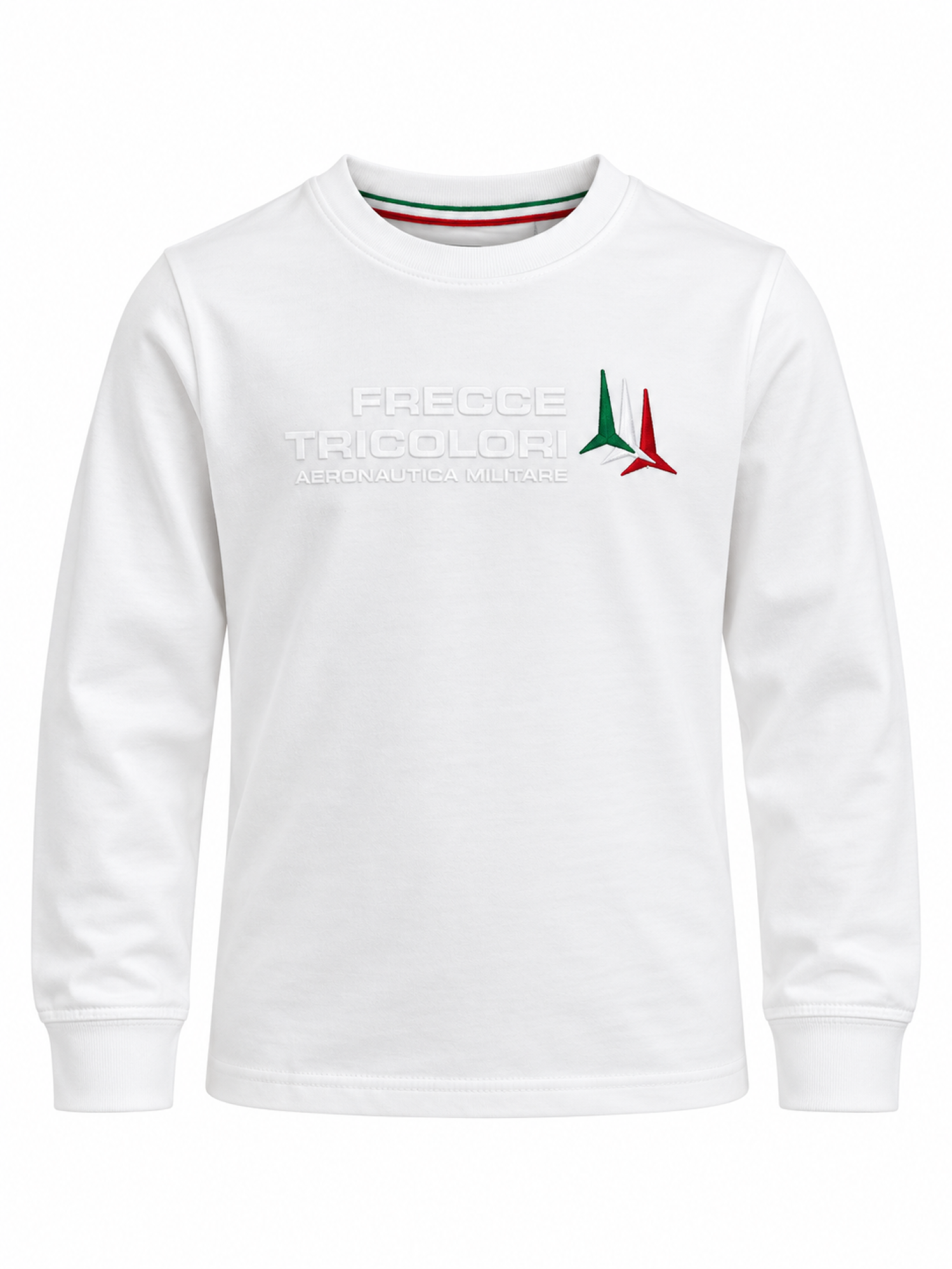 Aeronautica Militare T-shirt manica lunga bambino bianco 262TS0071A W02 AERONAUTICA MILITARE 