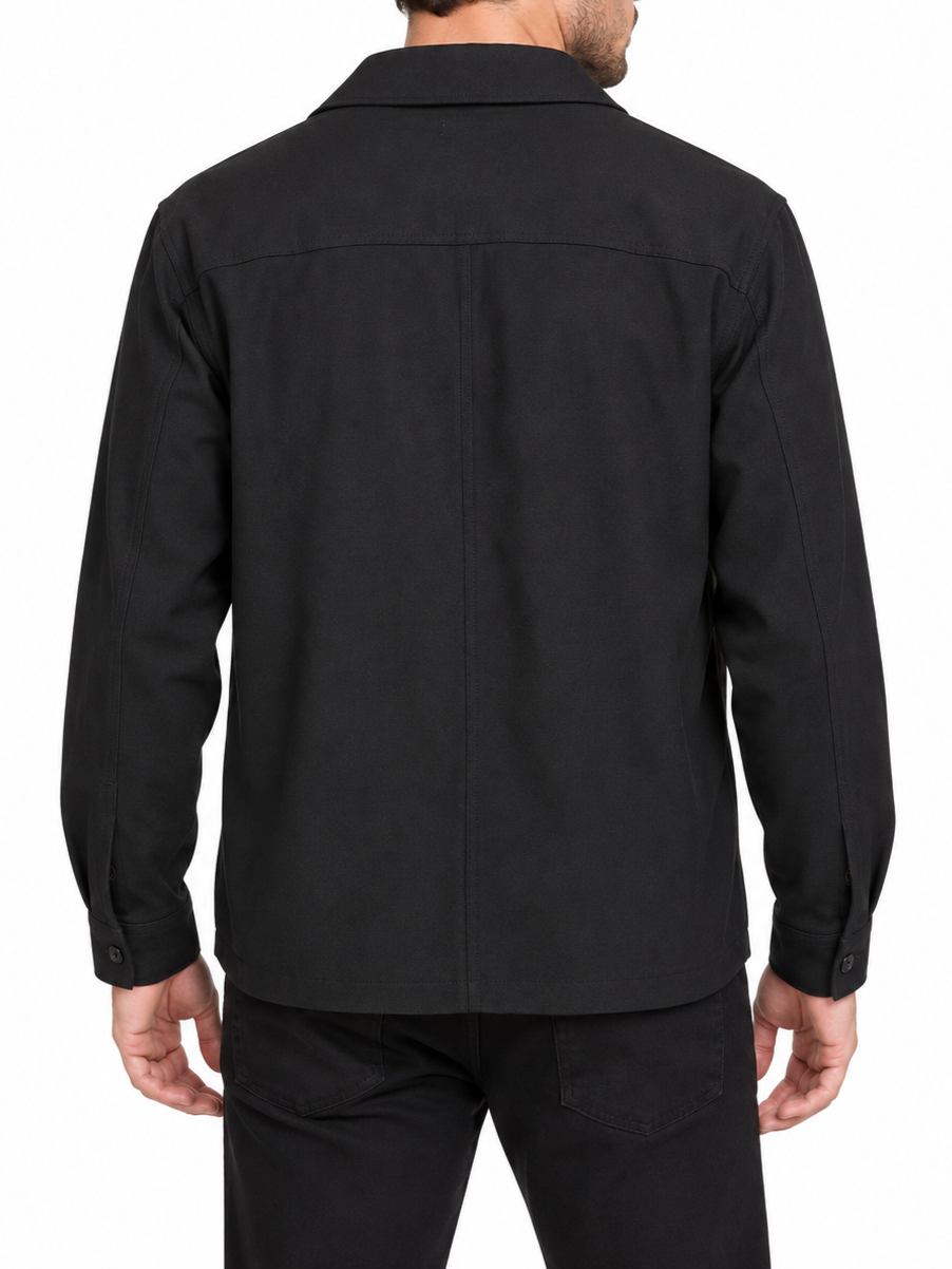 Alta Tensione camicia uomo con tasconi nero 7787-CANDY NERO ALTA TENSIONE 