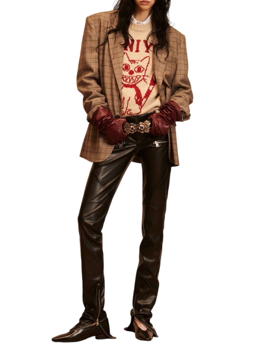 Aniye By giacca blazer donna in fantasia Principe di Galles Cleo beige 181041 02457 ANIYE BY 