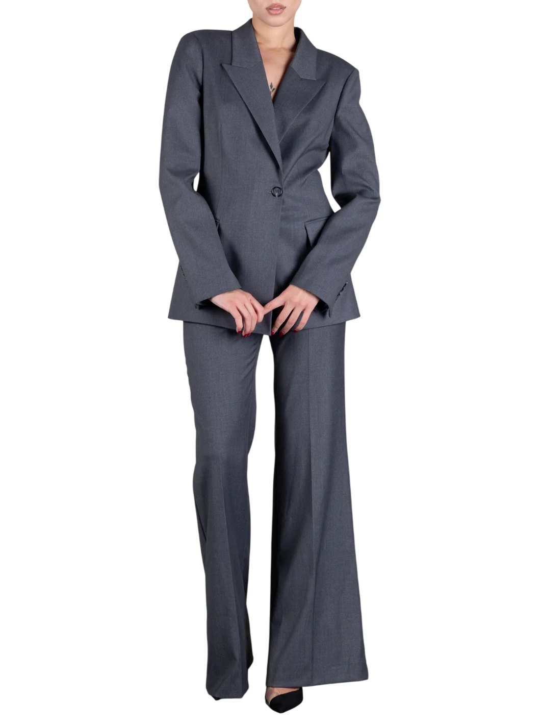 Aniye By giacca blazer Rio donna doppiopetto grigio melange 181098 01335 ANIYE BY 