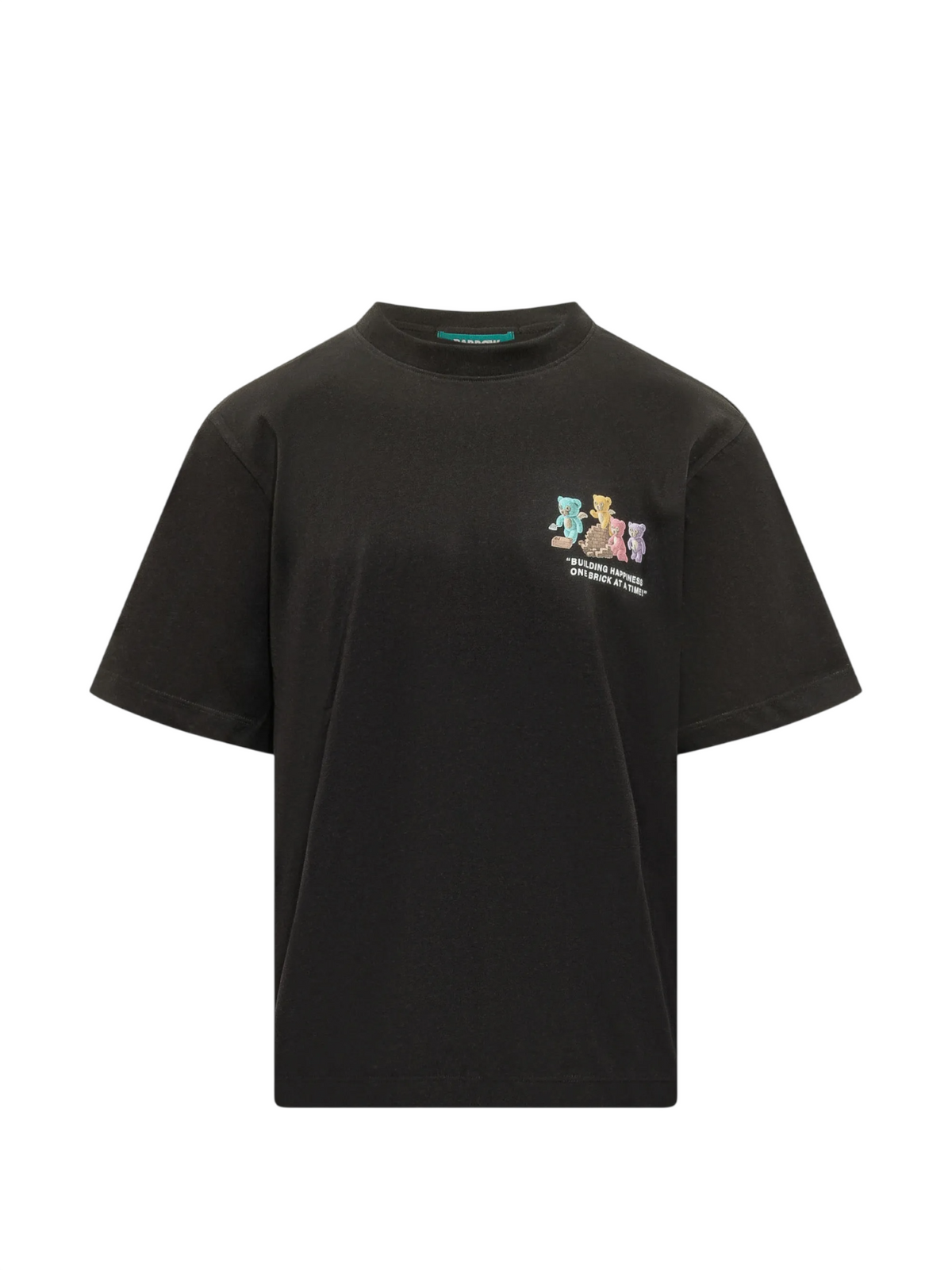 Barrow T-shirt unisex manica corta con stampe iconiche nero F6BWUATH062 110 BARROW 