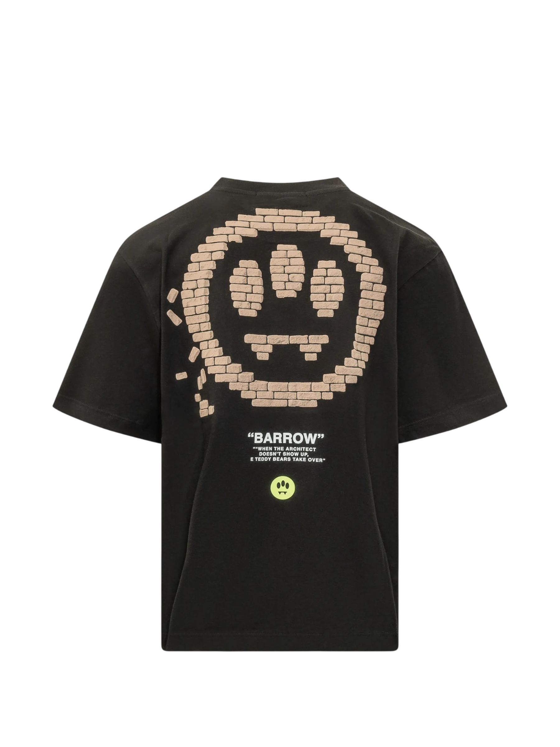 Barrow T-shirt unisex manica corta con stampe iconiche nero F6BWUATH062 110 BARROW 