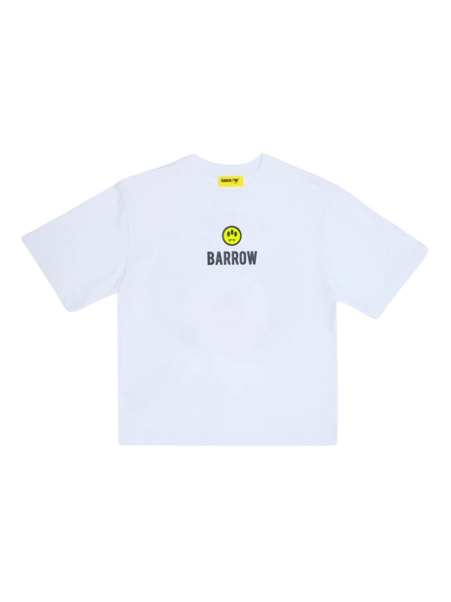 Barrow T-shirt bambino manica corta con stampa logo bianco F6BKJBTH077 002 BARROW KIDS 
