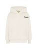 Barrow felpa unisex bambino con cappuccio stampa logo panna