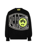 Barrow felpa unisex bambino con logo iconico nero