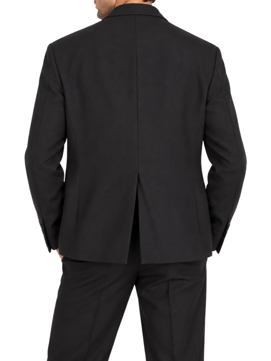 Bicolore giacca blazer doppiopetto uomo nero R1557Z-CANDY NERO Bicolore 